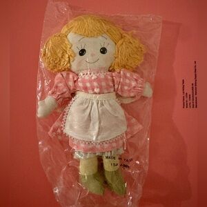 1980s Hallmark Buttons & Bo Dolls Vintage Nursery Characters Collectible Cotton